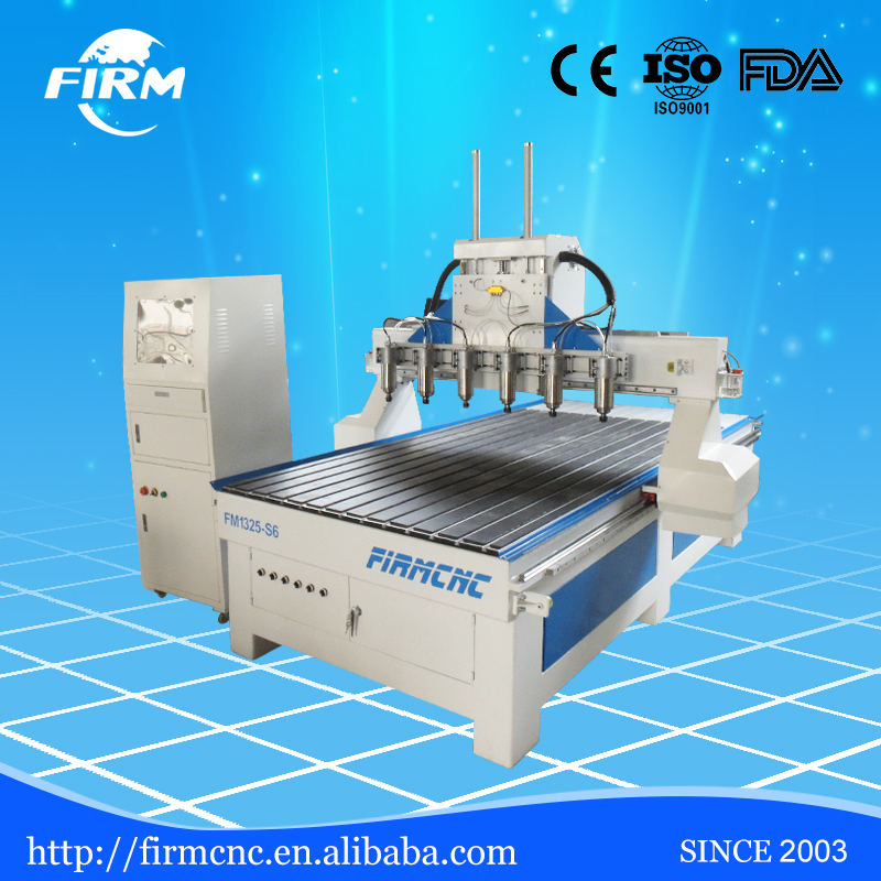 6 multi spindles Multi spindle wood engraving cutting cnc router for sale