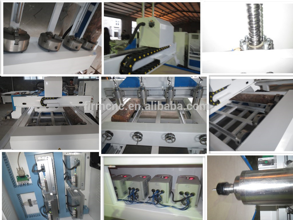 Jinan multi spindles 3d cnc router