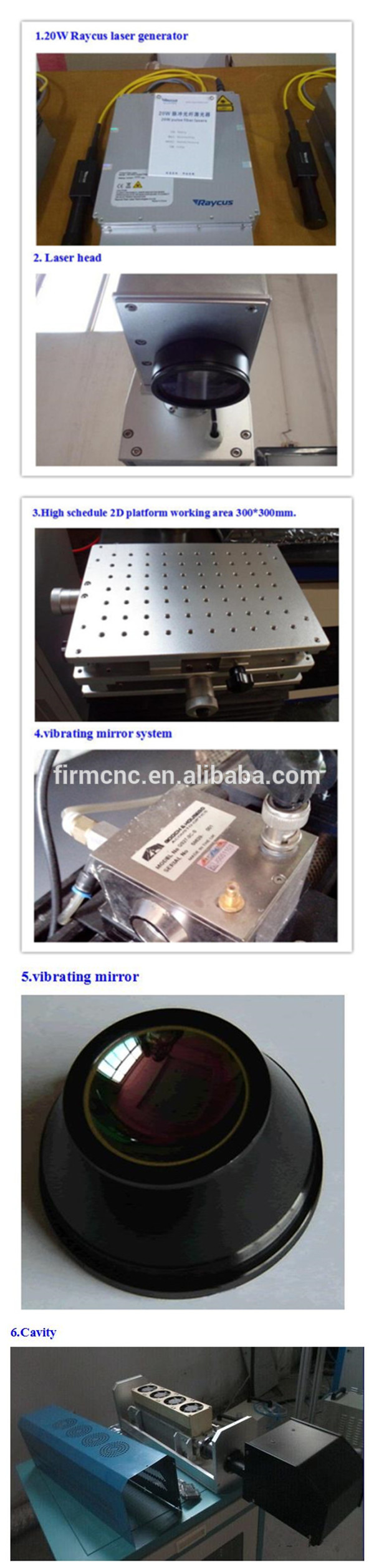 laser fiber machine marking / 20w laser marking machine